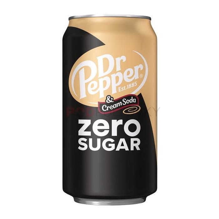 Dr Pepper Cream Soda ZERO Sugar Originální chuť, dovoz z USA. UPOZORNĚNÍ: Toto zboží může být dočasně vyprodané. O aktuální možnosti odběru se prosím informujte na tel. +420 725 452 600 nebo e-mail borro@seznam.cz 
