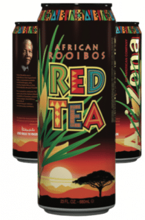 Arizona Mandela Red Tea 100% organický čaj rooibos, bohatý na antioxidanty, bez kofeinu a má nízký obsah taninů 