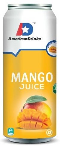 Mango Juice Cans  